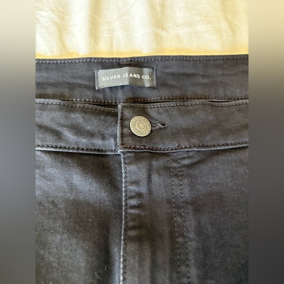 Silver Jeans NWT Ibister high rise skinny black size 22W 29” inseam pants - Picture 12 of 14